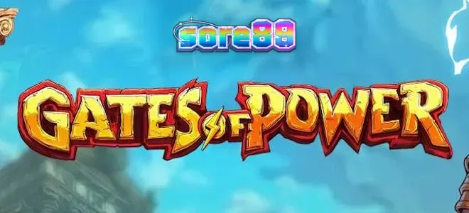 Tampilan visual megah dari slot Gates of Power dengan latar belakang Gunung Olympus.